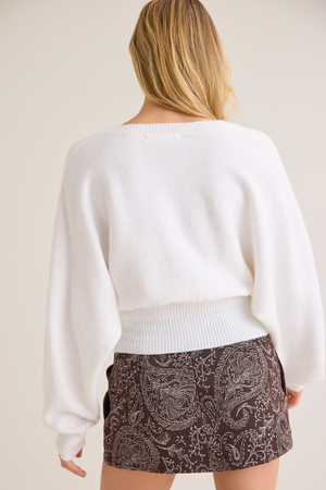 Daphne Balloon Sleeve Sweater - Altar'd State - 