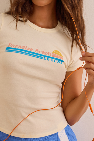 Paradise Surfing Baby Tee - Altar'd State - 