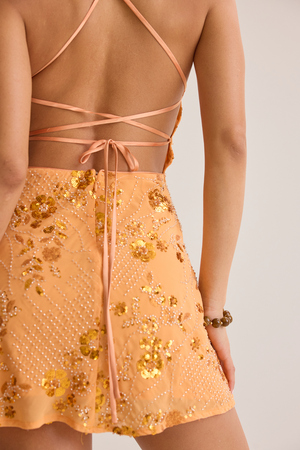 Reilly Embellished Mini Dress - Altar'd State