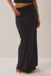 Priscilla Polka Dot Maxi Skirt Detail 2 - Altar'd State