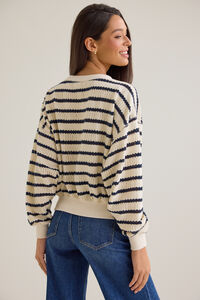 Brooke Textured Striped Top Detail 5 - Altar'd State