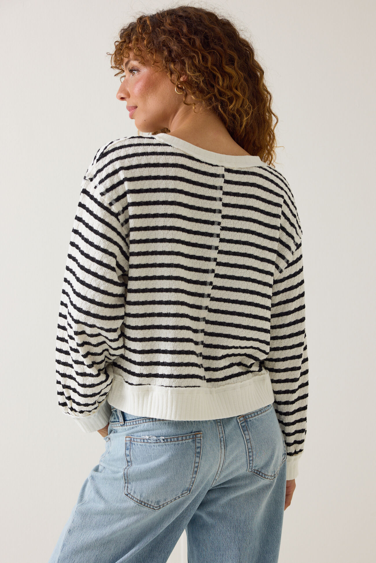 Cady Striped Crew