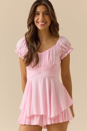 Haisley Double Layered Romper - Altar'd State