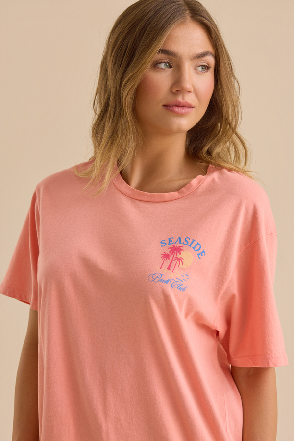 Seaside Book Club Graphic Tee Detail 3 - Altar'd State