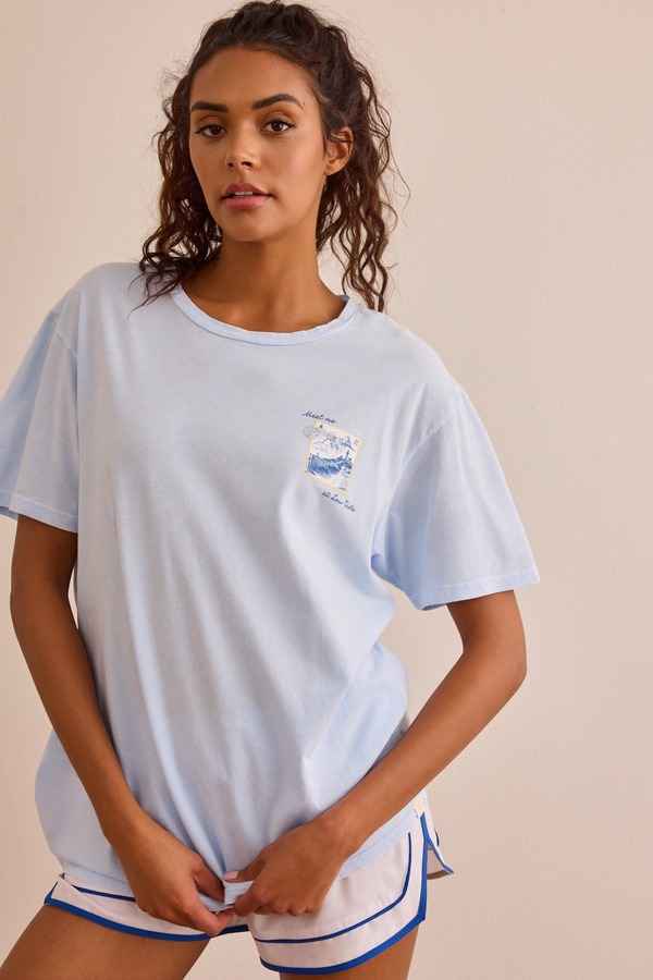 Take Me To The Tide Oversized Tee Detail 3 - Altar'd State