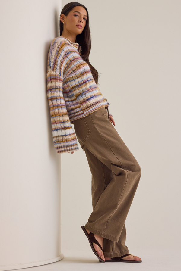 Marlow Button Up Sweater Detail 3 - Altar'd State