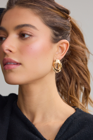 Open Circle Statement Earrings - Altar'd State - 