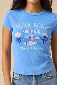 Bora Bora Baby Tee Detail 3 - Altar'd State