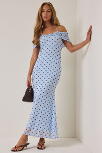 Thomas Polka Dot Maxi Dress - Altar'd State