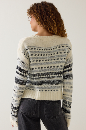 Lannah Mix Texture Sweater - Altar'd State - 