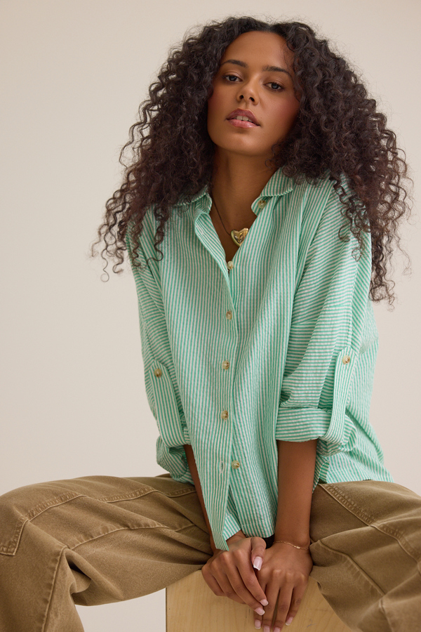 Lillian Button Up Top - Altar'd State