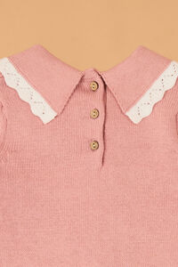 Audrey Peter Pan Cable Knit Sweater Detail 4 - Altar'd State