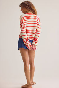 Rylie Striped Cardigan Detail 5 - Altar'd State
