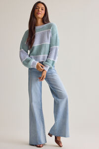 Harper June Striped Sweater - Altar'd State