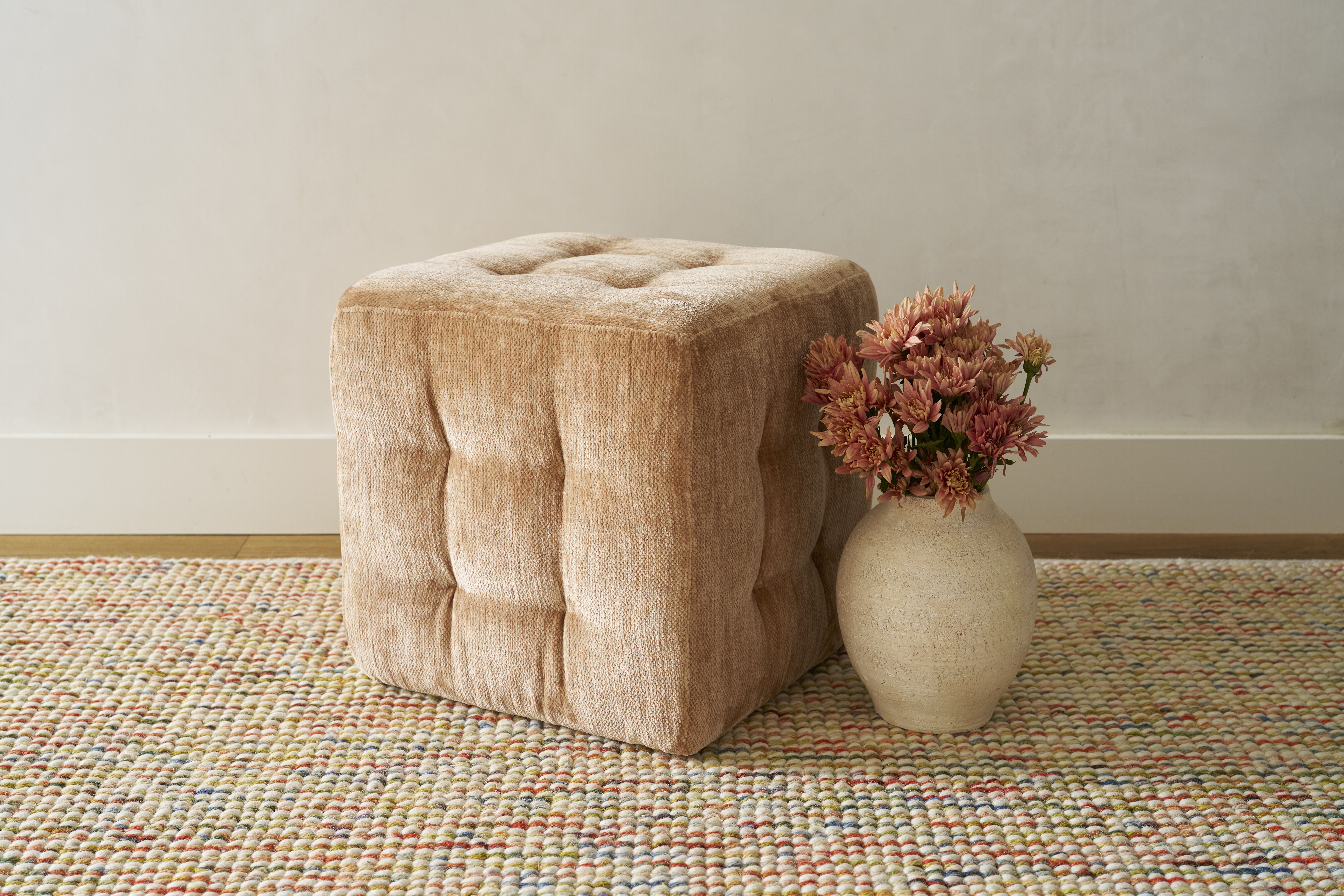 Skye Upholstered Ottoman Detail 2 - Altar'd State