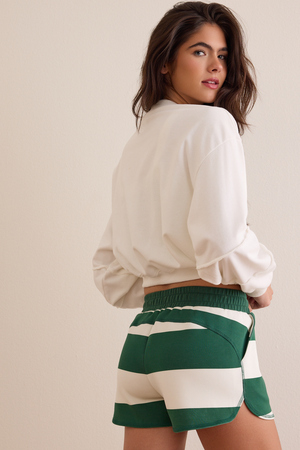 Supersoft Rugby Stripe Shorts - Altar'd State