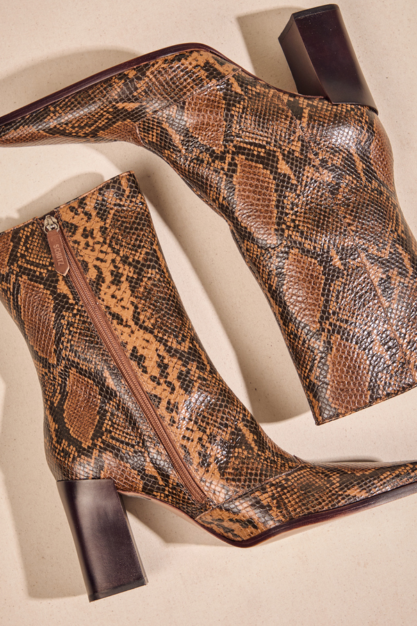 Raffaela Snakeskin Boot by Schutz Detail 2 - Altar'd State