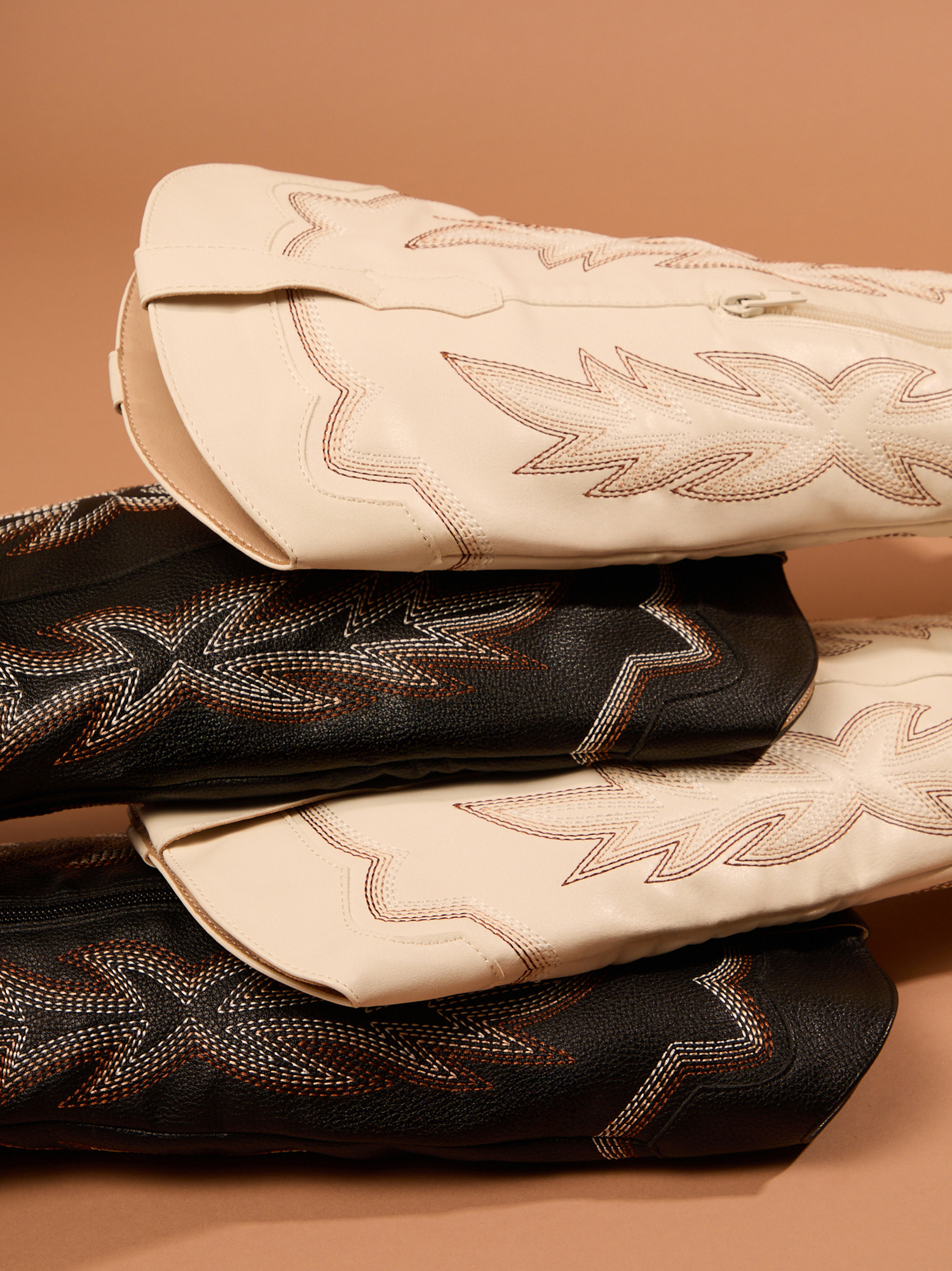 Melia Western Boots in White | Altar'd State