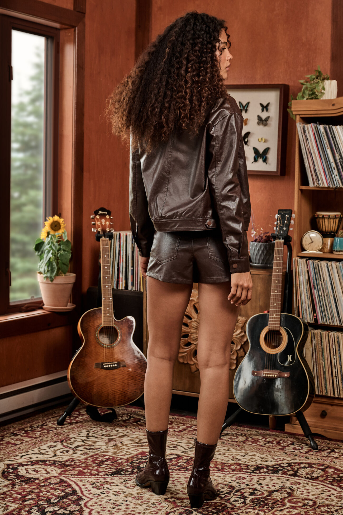 Robin Leather Skirt