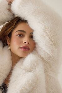 Chrissy Faux Fur Jacket Detail 2 - Altar'd State