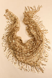 Jada Crochet Sequin Fringe Scarf - Altar'd State