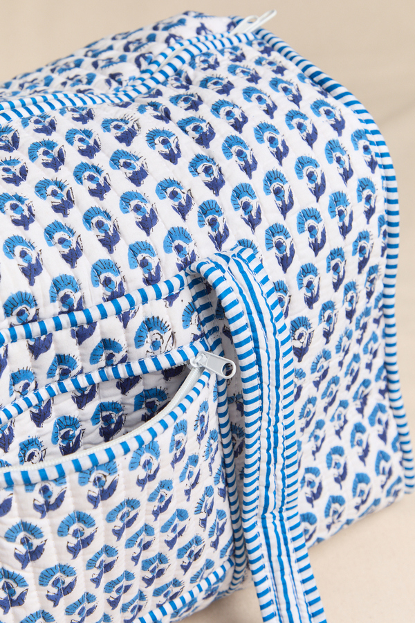 Ocean Petals Quilted Duffle Detail 2 - Altar'd State