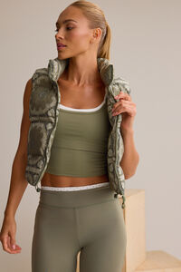 Frontier Bandana Puffer Vest - Altar'd State