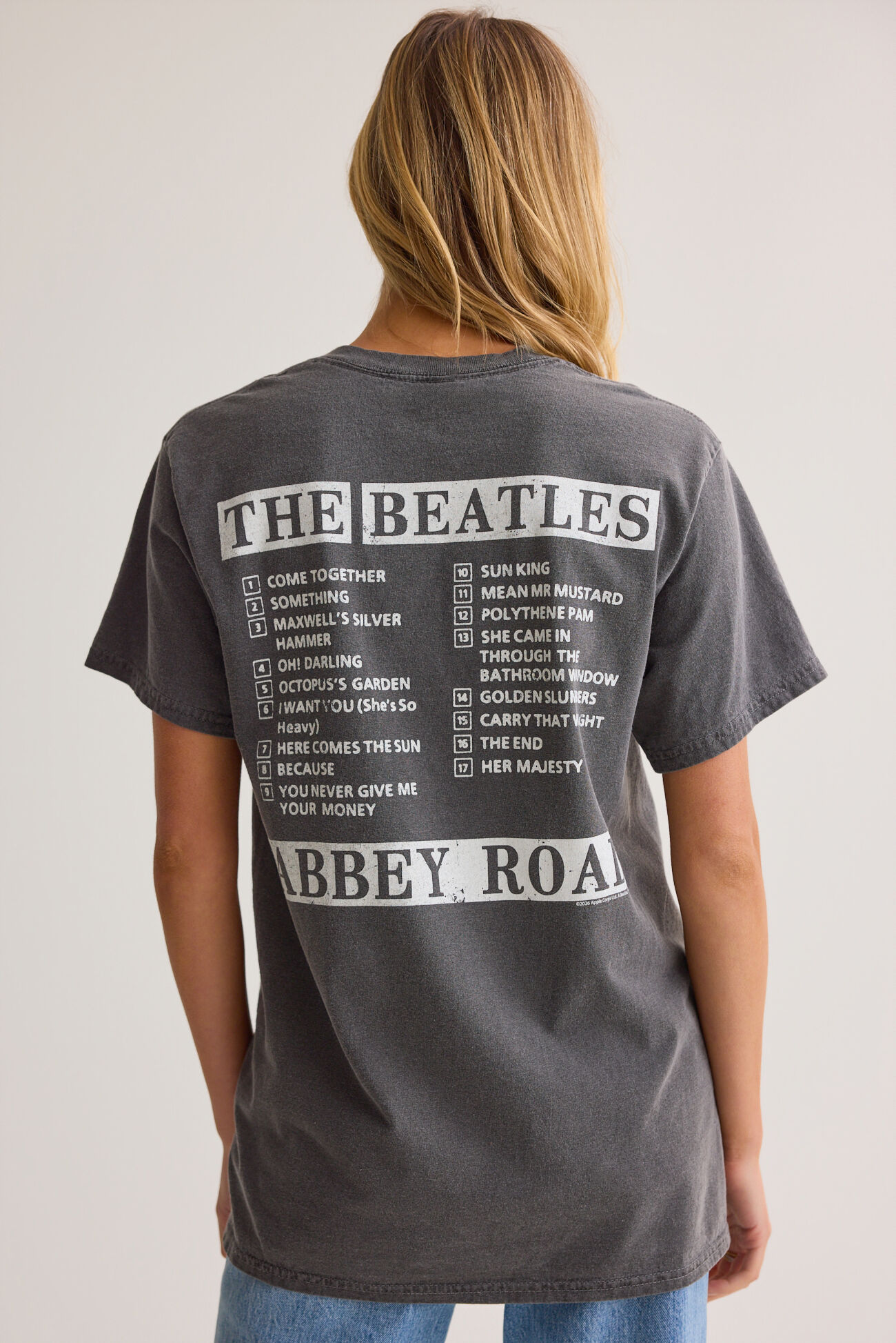 Abbey Road Beetles Oversized Tee
