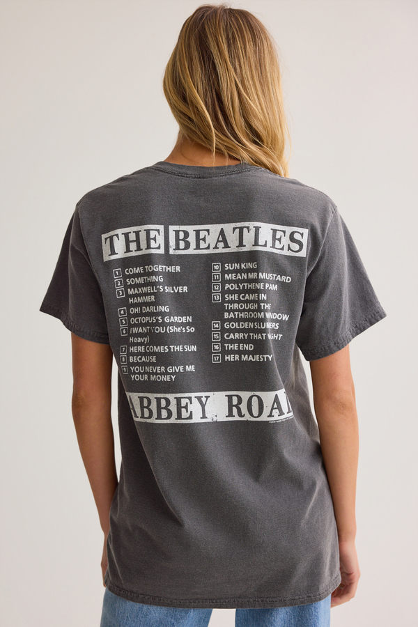 Abbey Road Beetles Oversized Tee Detail 6 - Altar'd State