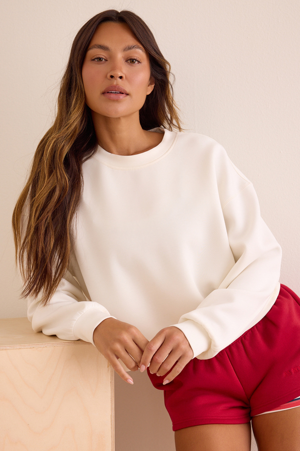 Supersoft Crew Pullover Detail 2 - Altar'd State