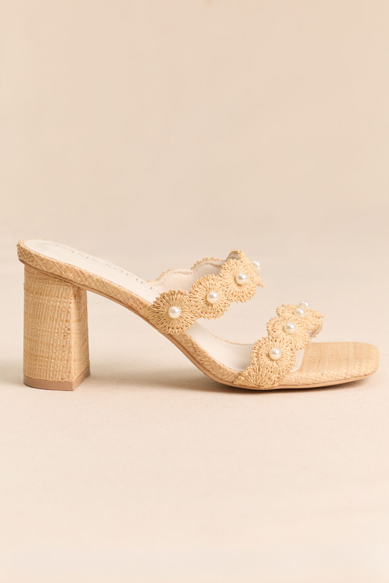 Helena Pearl Scallop Heel