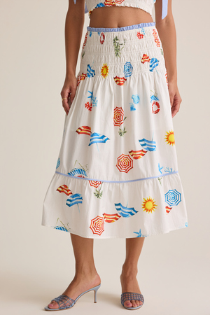 Summer Smocked Skirt - Altar'd State - 