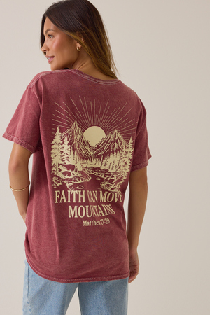 Faith can move mountains graphic tee - Altar'd State - 