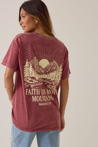 Faith can move mountains graphic tee Detail 4 - Altar'd State