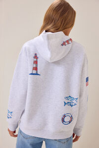 Locals Only Fleece Hoodie Detail 6 - Altar'd State