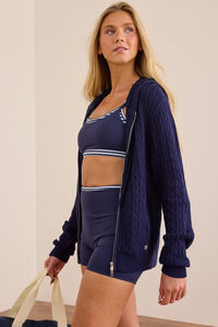 Dynamic Knit Zip-Up Jacket Detail 4 - Altar'd State