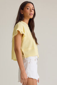 Ellis Thermal Lace Sleeve Top Detail 2 - Altar'd State