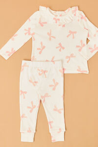 Pretty Bows Ruffle Lounge Set - Altar'd State
