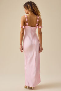 Scarlett Satin Maxi Dress Detail 5 - Altar'd State