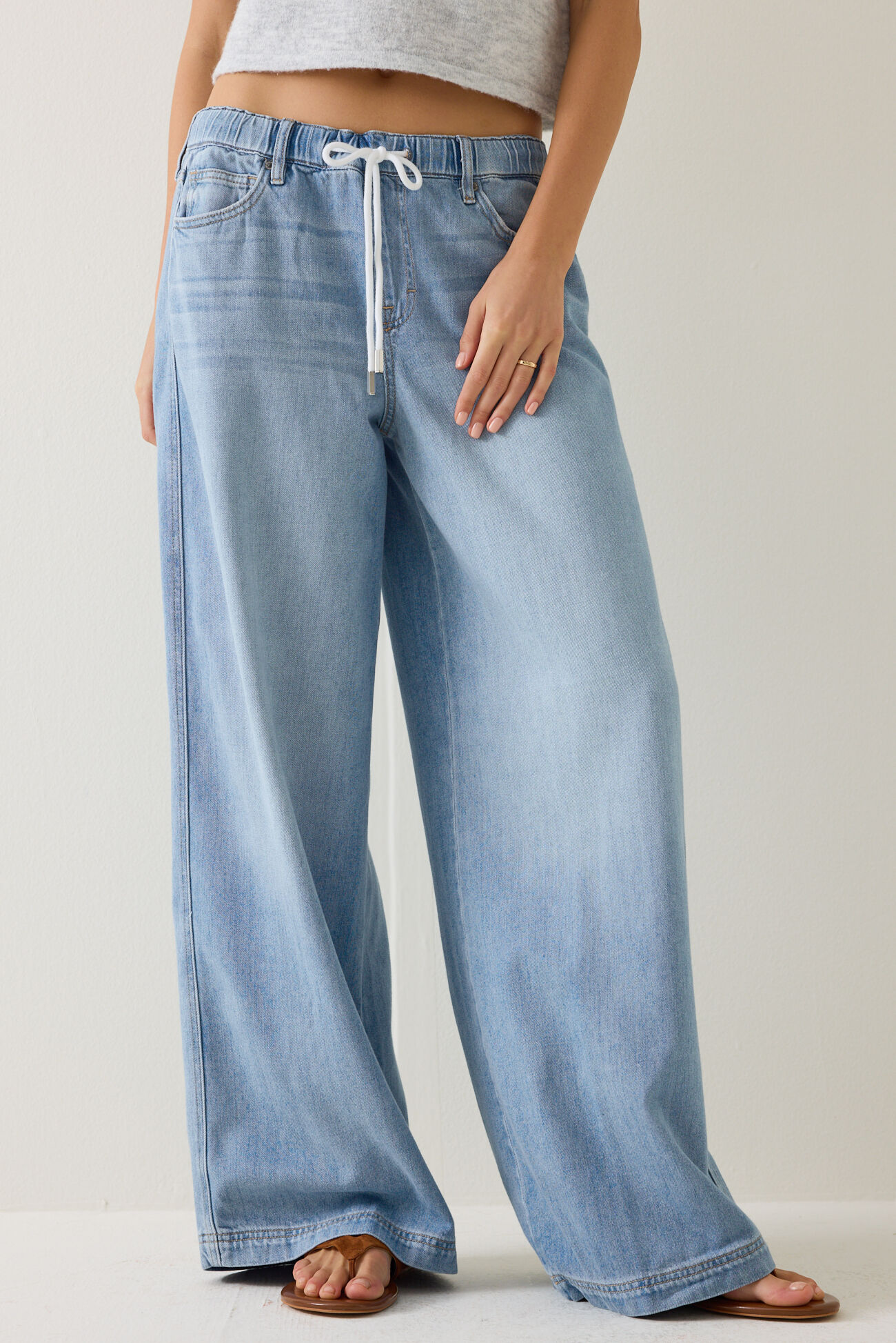 Maryann High-Rise Twist Baggy Jean