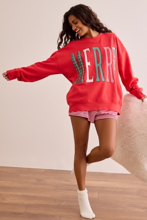 Merry Embroidered Pullover - Altar'd State - 