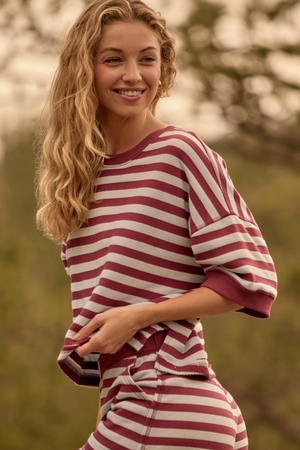 Full Stride Stripe Top - Altar'd State - 