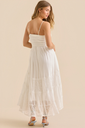 Tami Lace Tiered Maxi Dress - Altar'd State - 