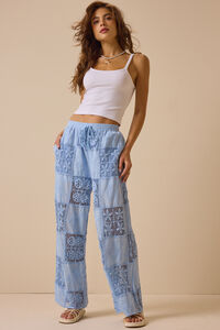 Hibiscus Patchwork Crochet Pant - Altar'd State