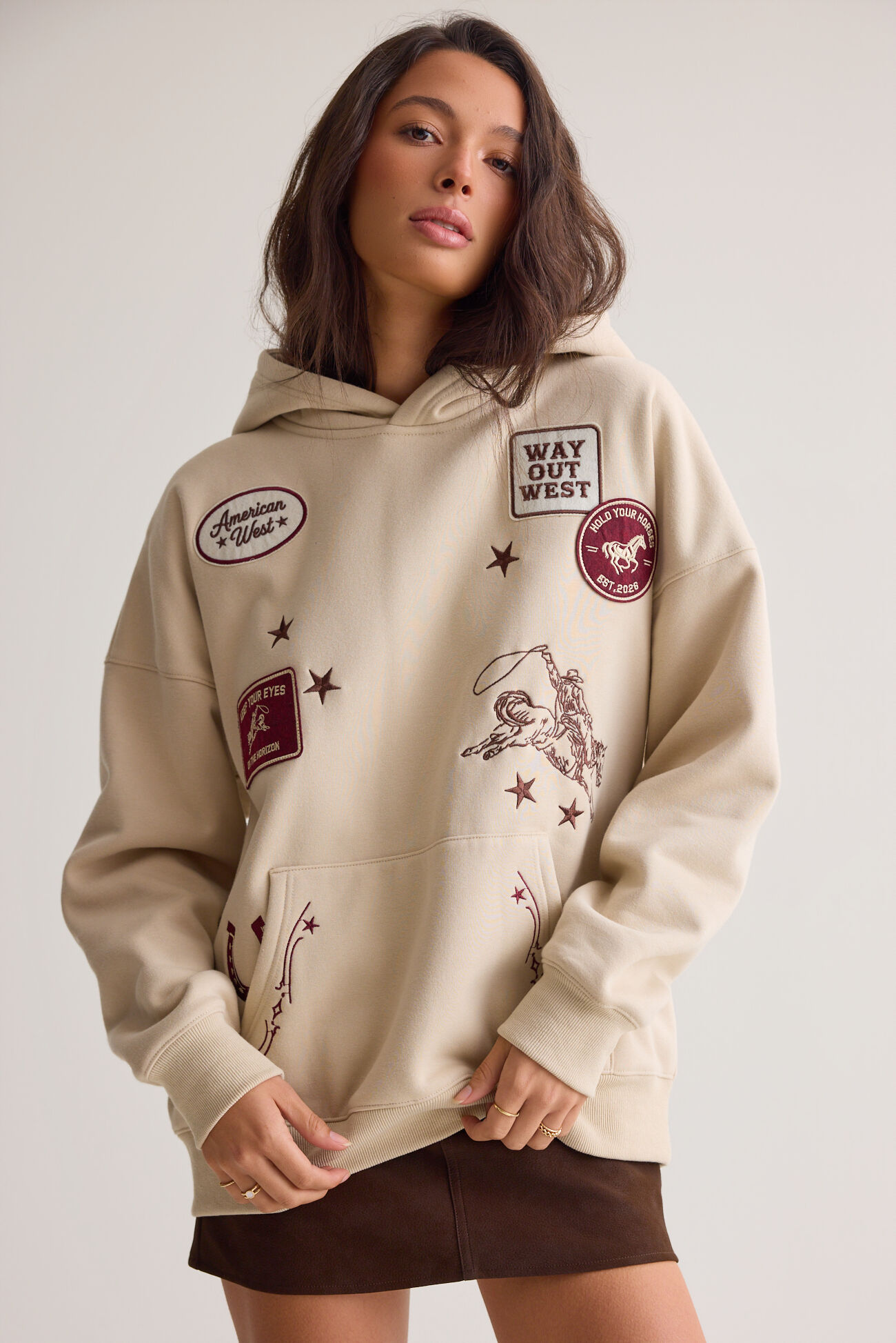 Western Patch Hoodie