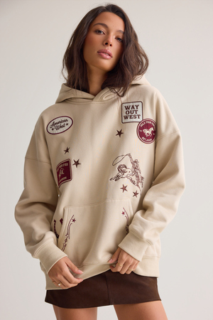 Western Patch Hoodie - Altar'd State - 