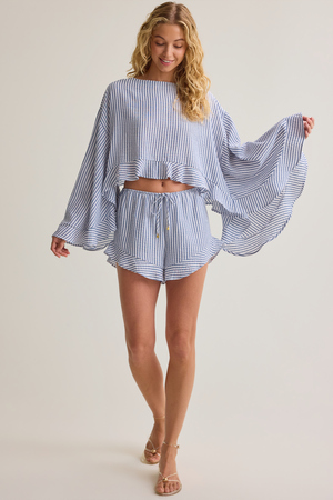 Elliann Stripe Shorts - Altar'd State - 
