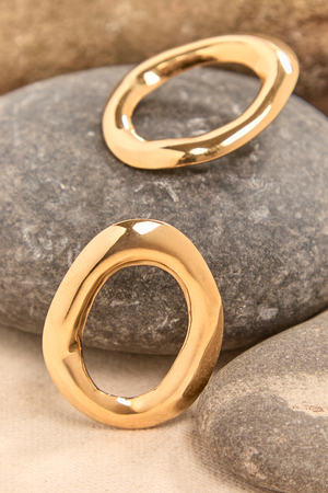 Open Circle Post Earrings - Altar'd State - 