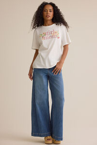 Girl Mom Floral Tee Detail 4 - Altar'd State