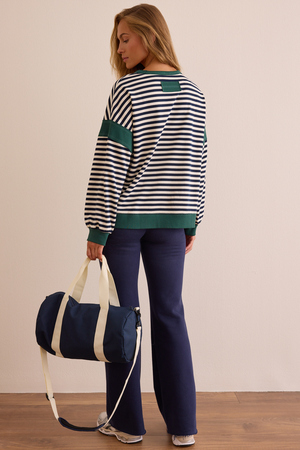 Go-To Stripe Pullover - Altar'd State - 